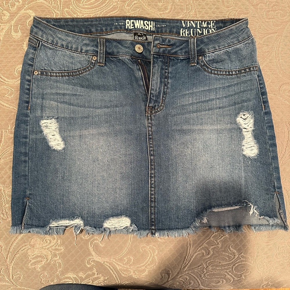 Jean skirt vintage reunion rewash brand